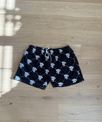 Onyx monogram shorts